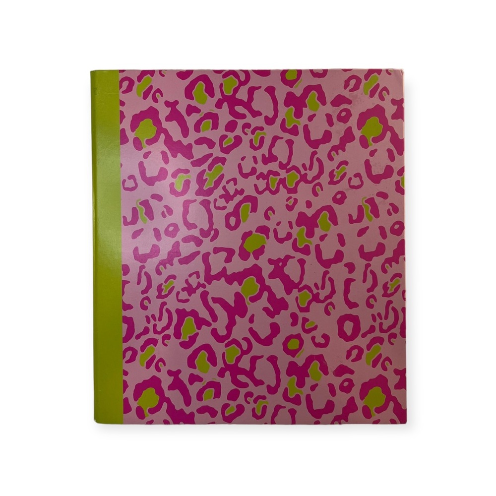 Cheetah Print Binder